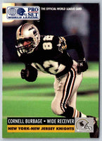 1991 Proset World League Cornell Burbage #96