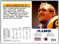 1992 Proset Kevin Greene #220