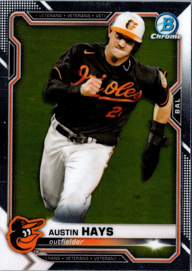 2021 Bowman Chrome Austin Hays