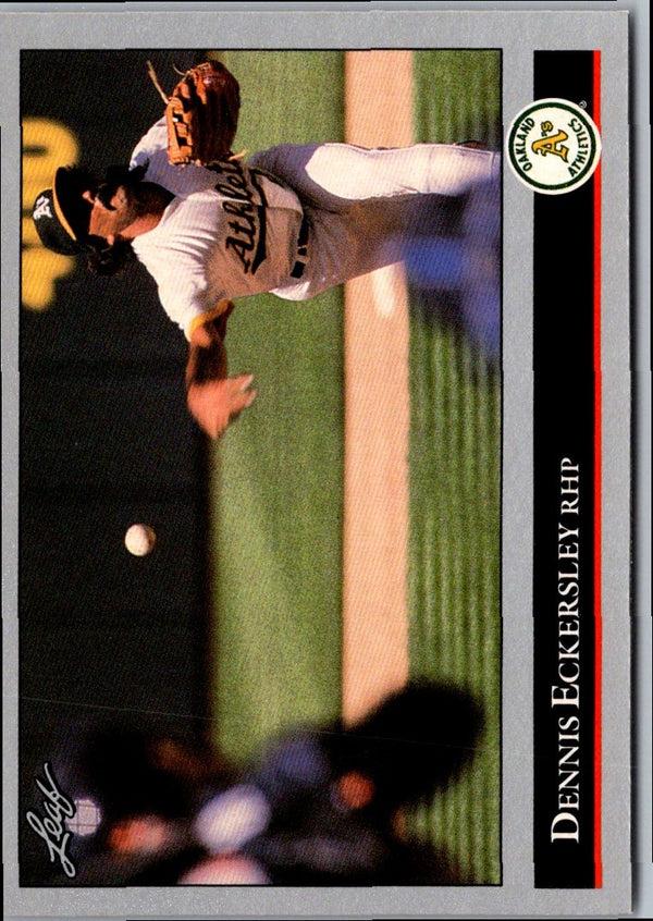 1992 Leaf Dennis Eckersley #100