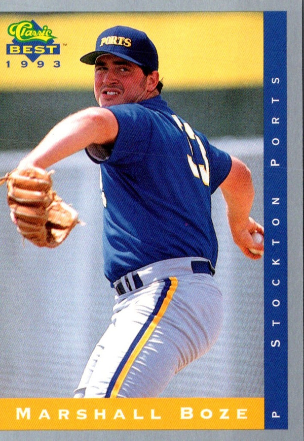 1993 Classic Best Marshall Boze #165