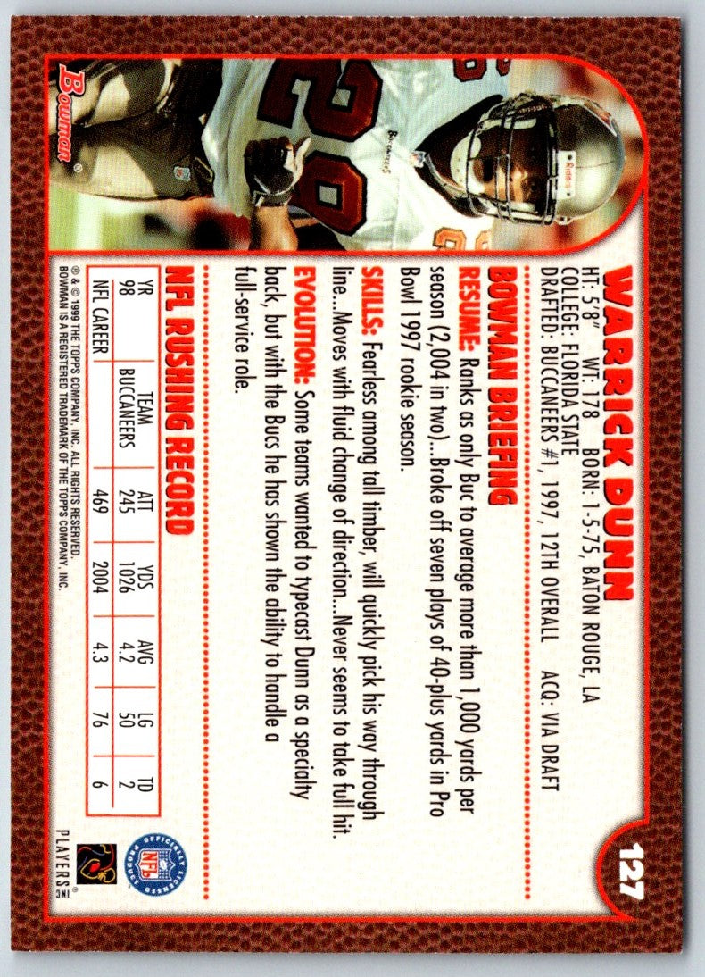 1999 Bowman Warrick Dunn