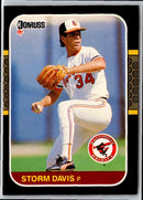 1986 Donruss Storm Davis