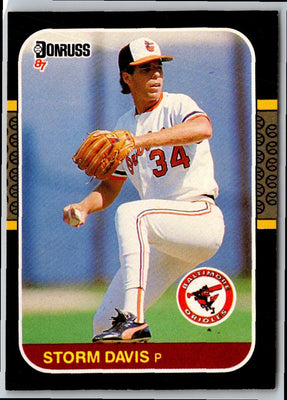 1986 Donruss Storm Davis #169