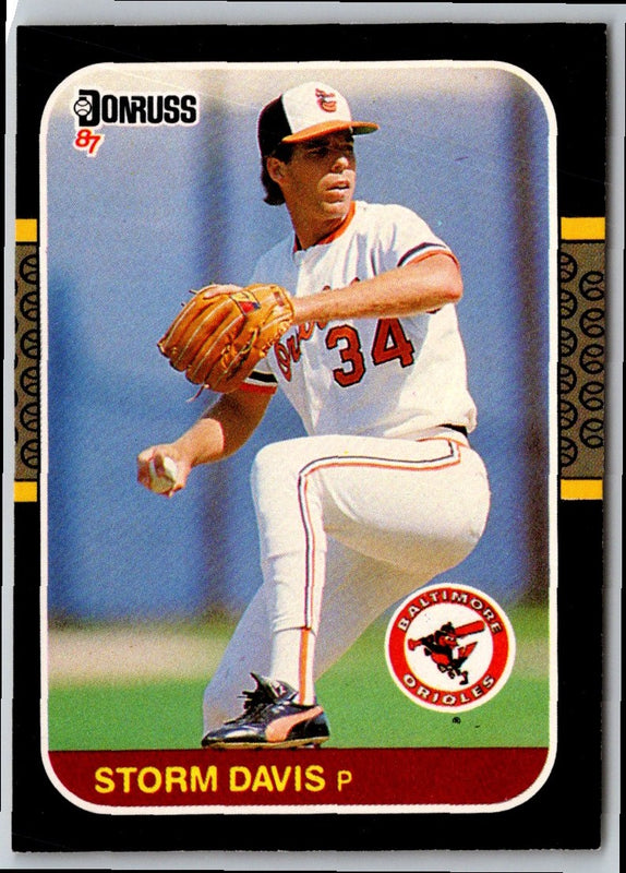 1986 Donruss Storm Davis #169