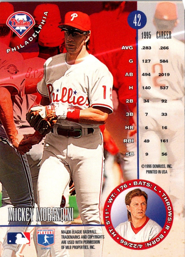 1996 Leaf Mickey Morandini