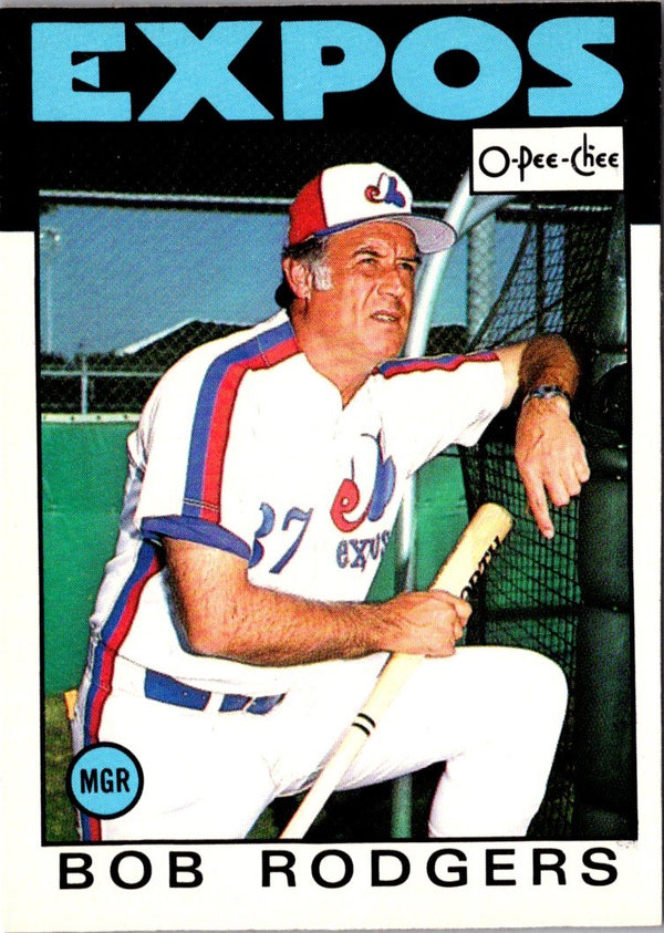 1986 O-Pee-Chee Bob Rodgers #141