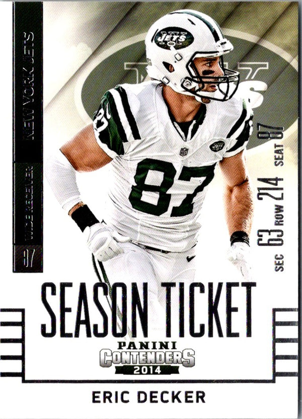 2014 Panini Contenders Eric Decker #54