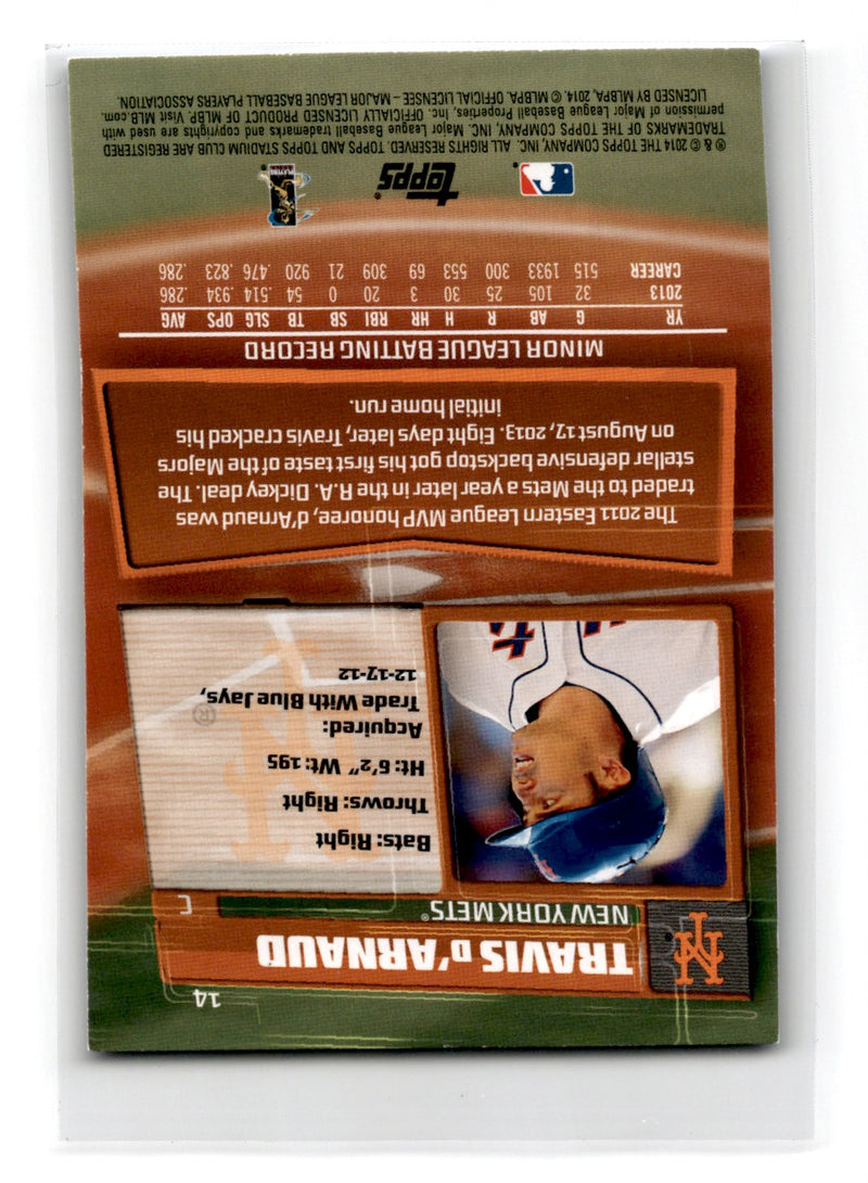 2014 Stadium Club Travis d'Arnaud