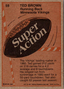 1981 Topps Ted Brown