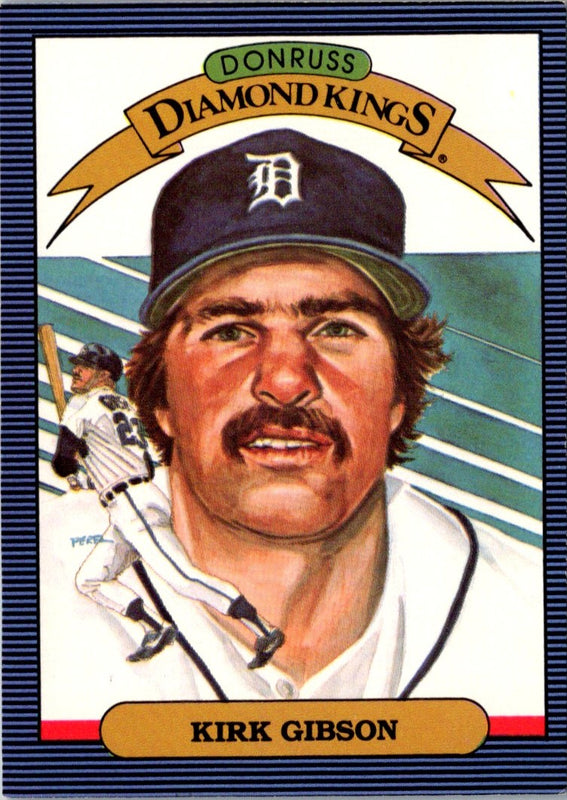 1986 Diamond Kings Kirk Gibson #1