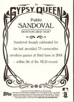 2015 Topps Gypsy Queen Pablo Sandoval #191