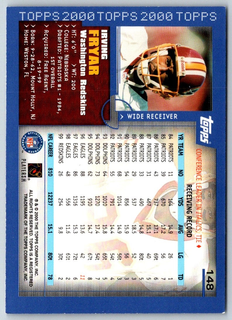 2000 Topps Irving Fryar