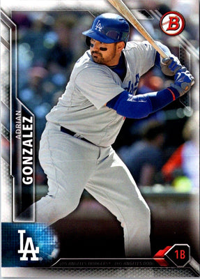 2016 Bowman Adrian Gonzalez #46