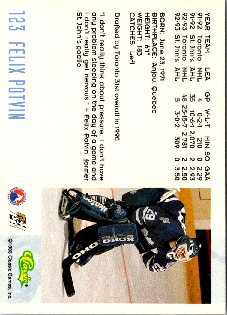 1993 Classic Felix Potvin