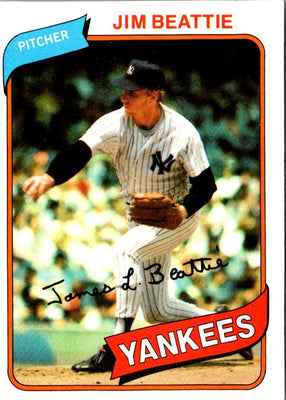 1980 Topps Jim Beattie #334 NM-MT