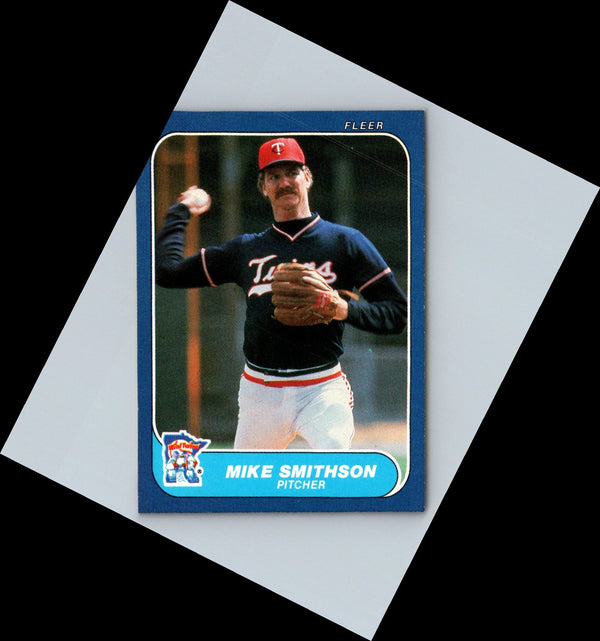 1986 Fleer Mike Smithson #405