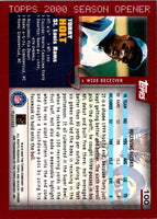 2000 Topps Season Opener Torry Holt #100