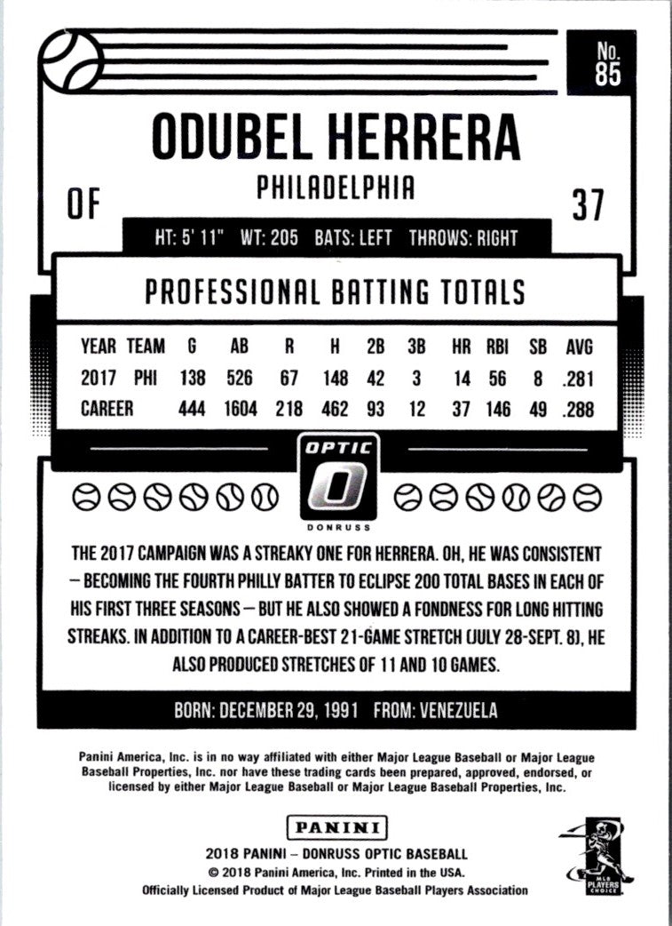 2019 Donruss Odubel Herrera