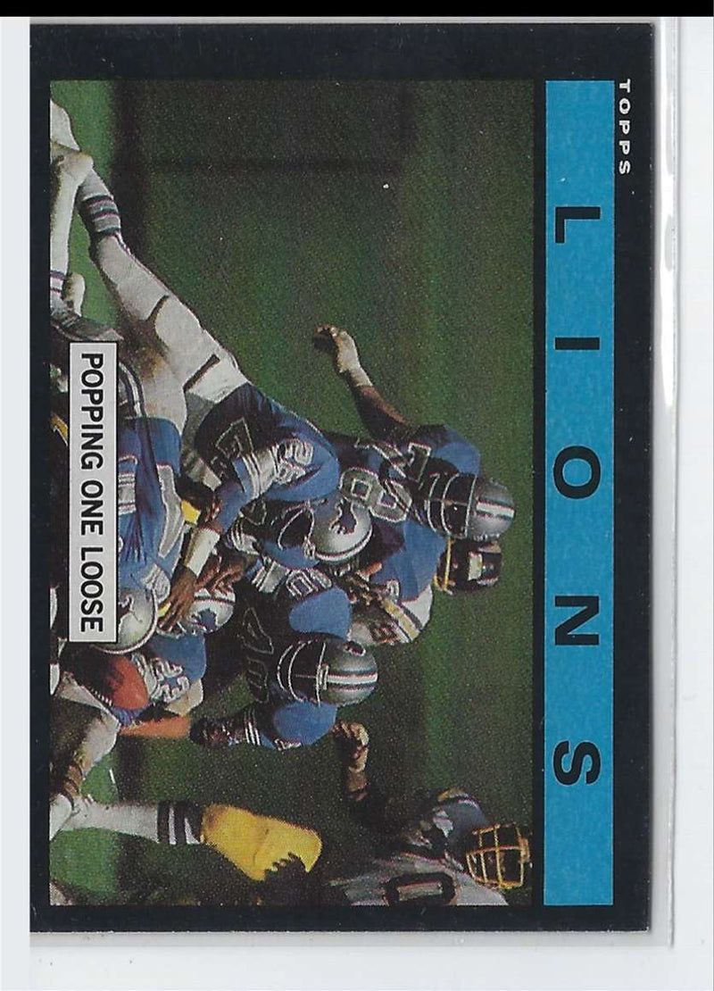 1984 Fleer Team Action When he hits the ground