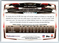 1991 Bowman BestFootball Jeff Mathews #113