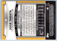 2010 Bowman Platinum Jose Tabata #89 Rookie