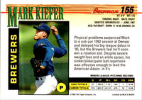 1993 Bowman Mark Kiefer #155