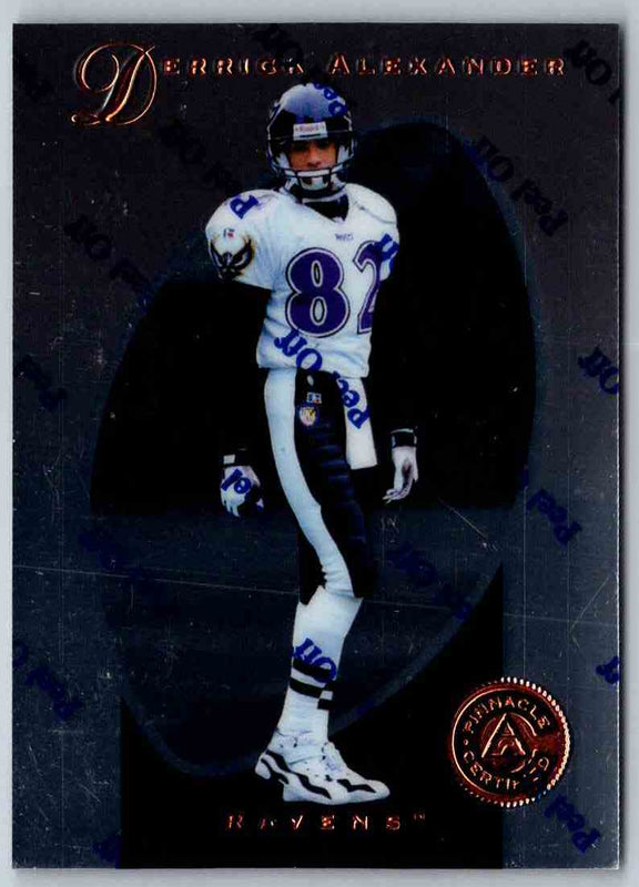 1997 Pinnacle Certified NFL Derrick Alexander #49
