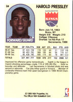1989 Hoops Harold Pressley #24 Rookie