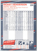 1988 Fleer Rickey Henderson