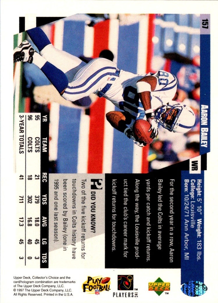 1997 Collector's Choice Aaron Bailey
