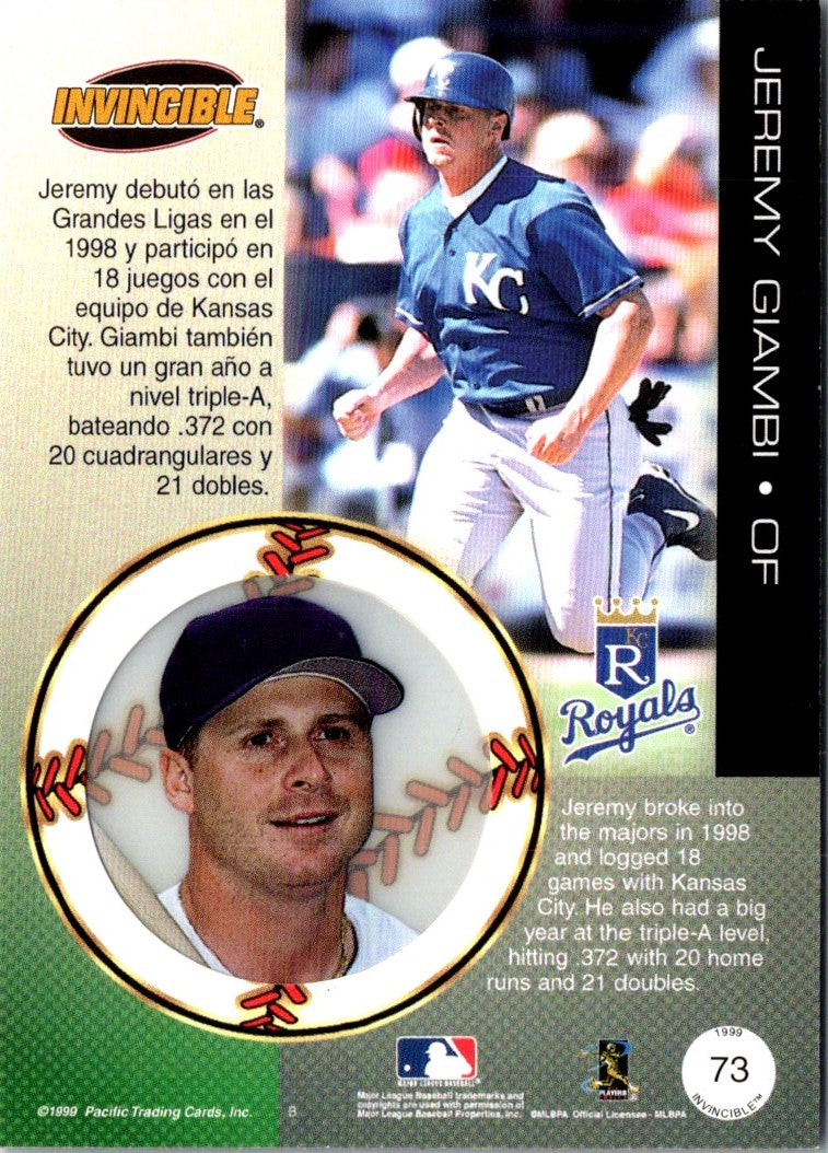 1999 Pacific Invincible Jeremy Giambi