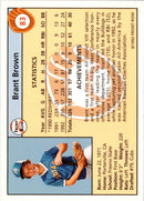 1992 Front Row Draft Picks Brant Brown