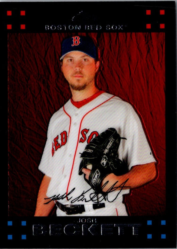 2007 Topps Chrome Josh Beckett #184