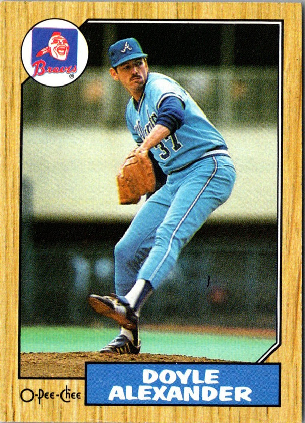 1987 O-Pee-Chee Doyle Alexander #249