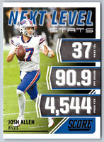 2021 Score Next Level Stats Josh Allen #NL15
