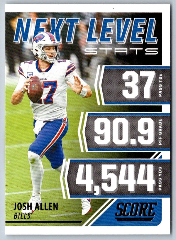 2021 Score Next Level Stats Josh Allen #NL15