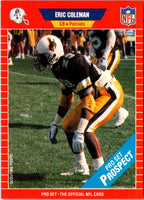 1989 Pro Set Eric Coleman #531 Rookie