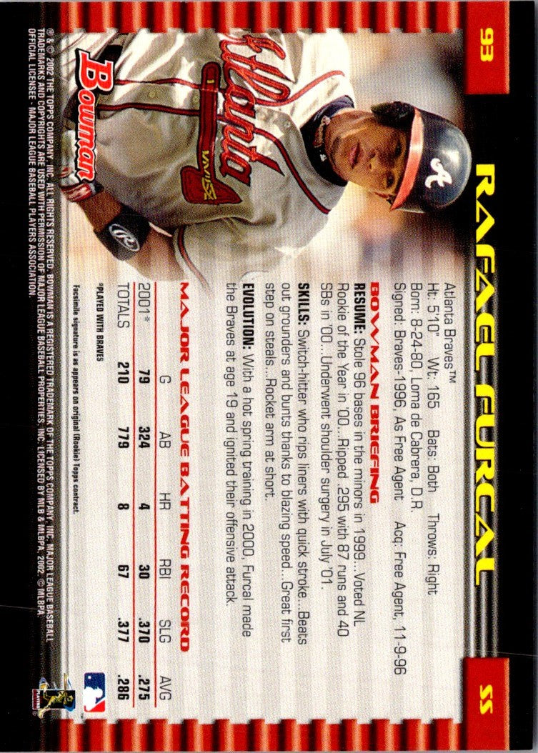 2002 Bowman Rafael Furcal