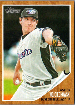 2011 Topps Heritage Minor League Asher Wojciechowski #186