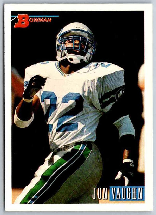 1993 Bowman Football Jon Vaughn #106