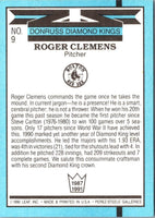 1991 Diamond Kings Roger Clemens #9