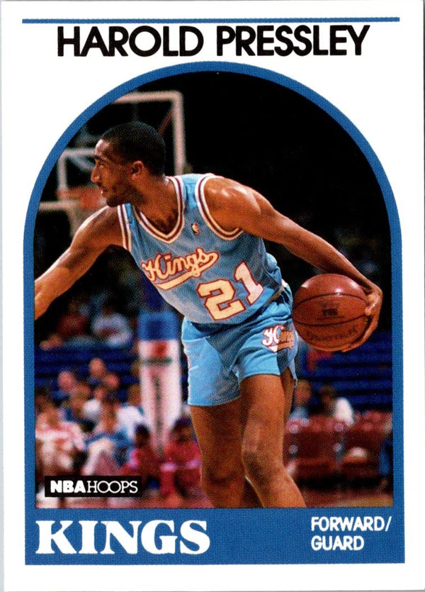1989 Hoops Harold Pressley #24 Rookie