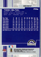2003 Ultra Todd Helton #146