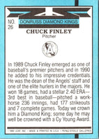 1991 Diamond Kings Chuck Finley #26