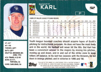2001 Topps Scott Karl #92