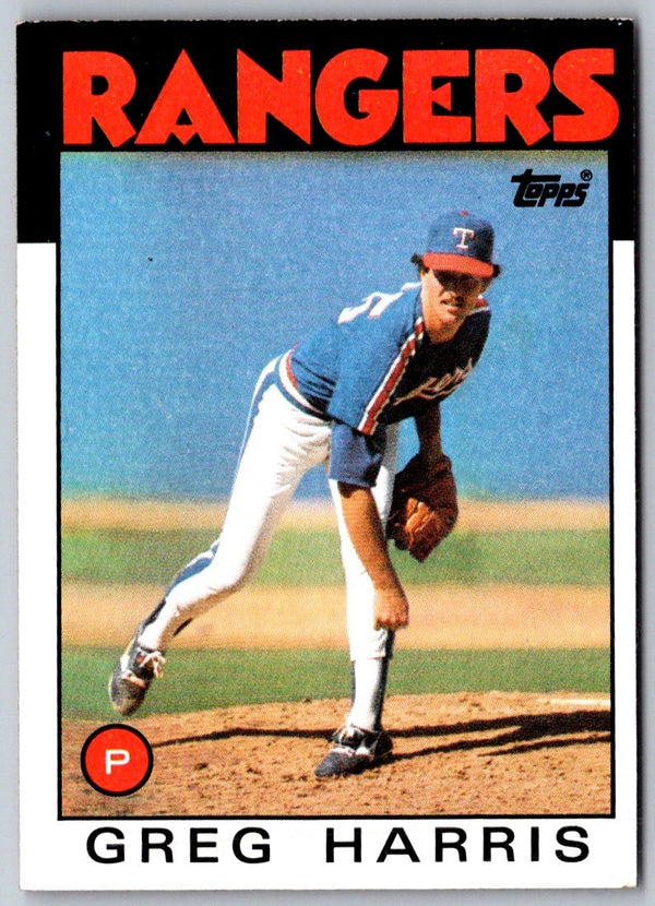 1986 Topps Greg Harris #586