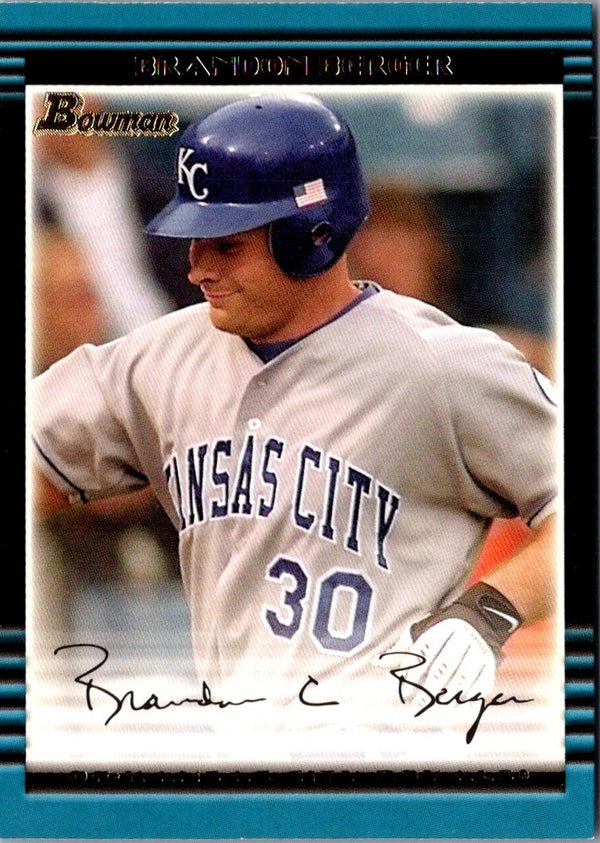 2002 Bowman Draft Picks & Prospects Brandon Berger #152