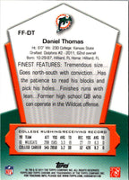 2011 Topps Chrome Daniel Thomas #FF-DT