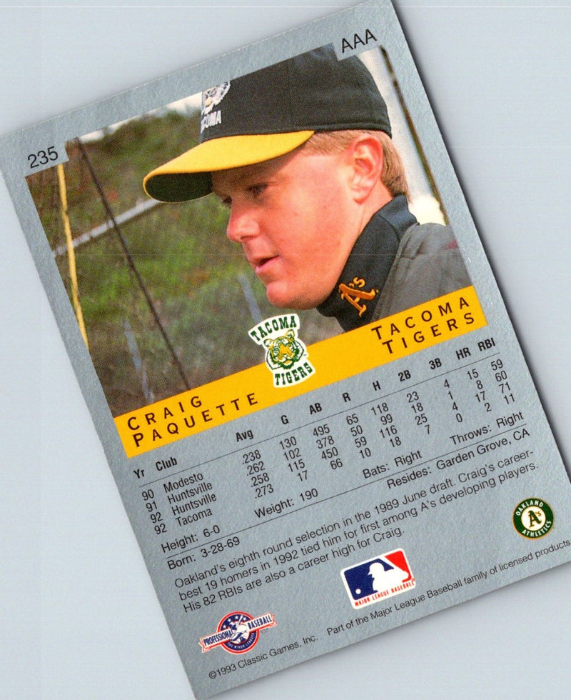 1993 Classic Best Craig Paquette